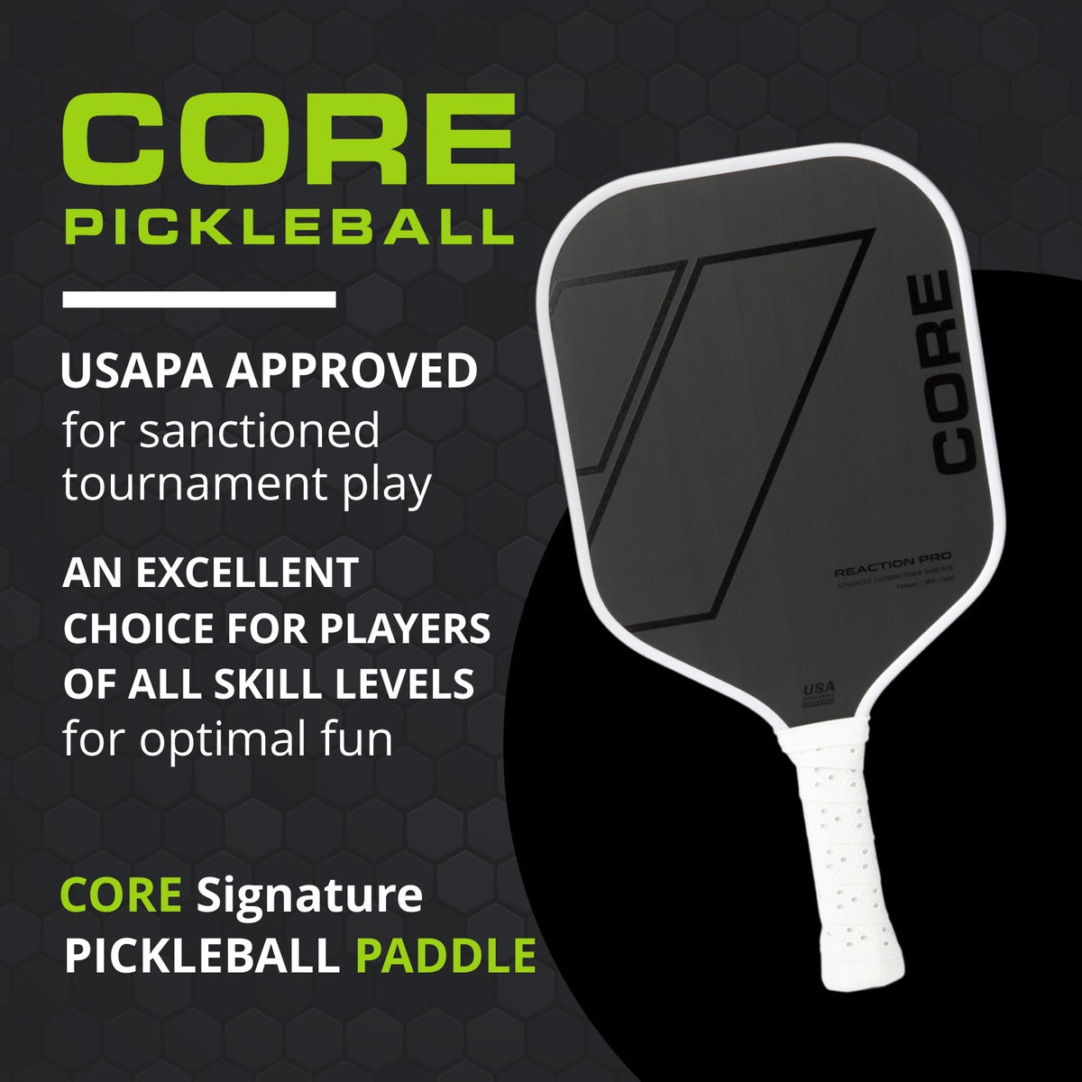 CORE Reaction Pro Pickleball Paddle