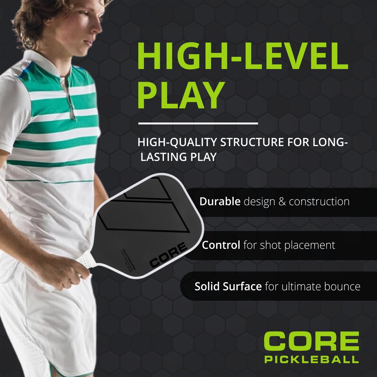CORE Reaction Pro Pickleball Paddle