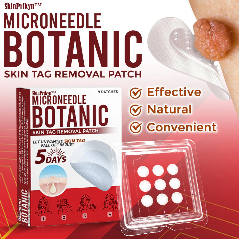 🌈 SkinPrikyn™ MicroNeedle Botanic Skin Tag Removal Patch 🇺🇸 Made in the USA