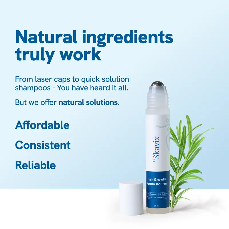 Hair Growth Roll-On Serum – See hair growth in 4 weeks