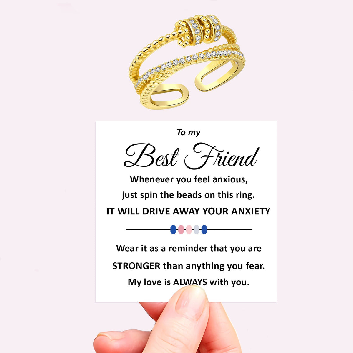 Altura™ Serenity Spinner Ring Set