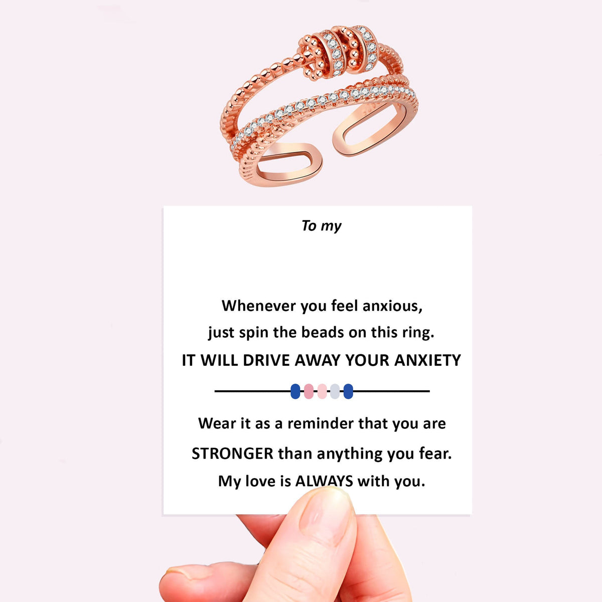 Altura™ Serenity Spinner Ring Set