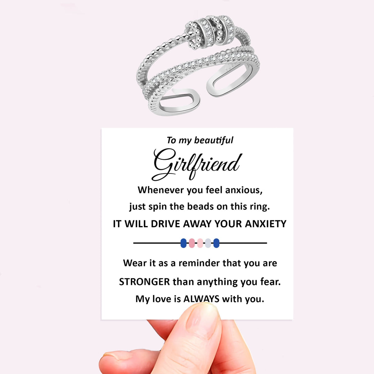 Altura™ Serenity Spinner Ring Set