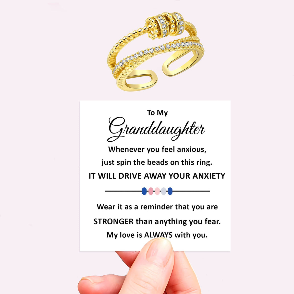 Altura™ Serenity Spinner Ring Set