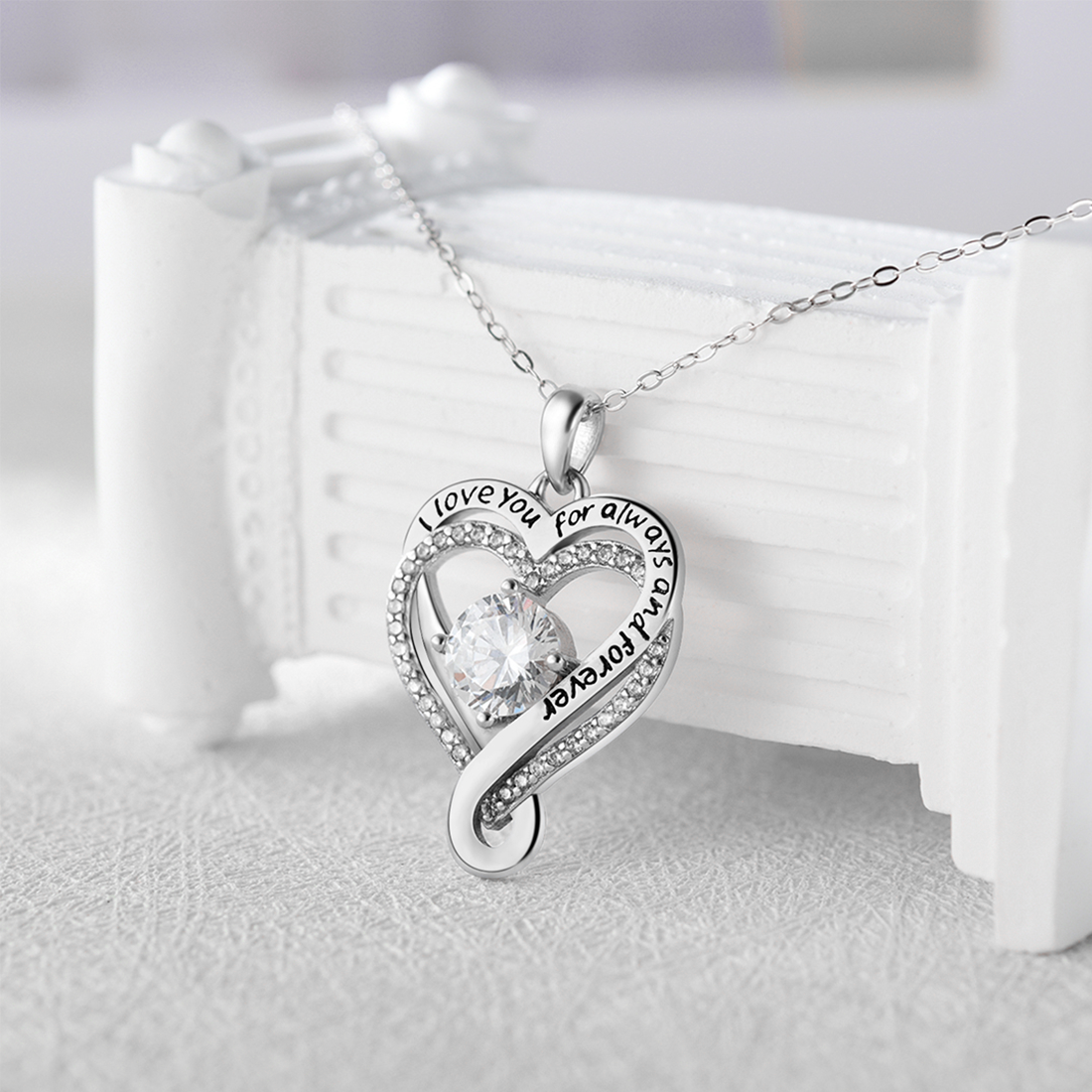 Enchanted Love Infinity Necklace - Illuminate Your Connection