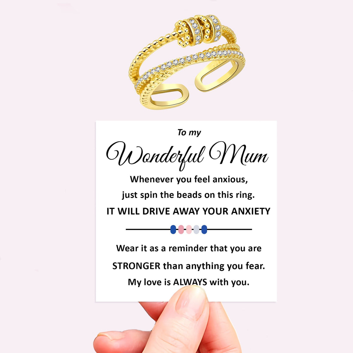 Altura™ Serenity Spinner Ring Set