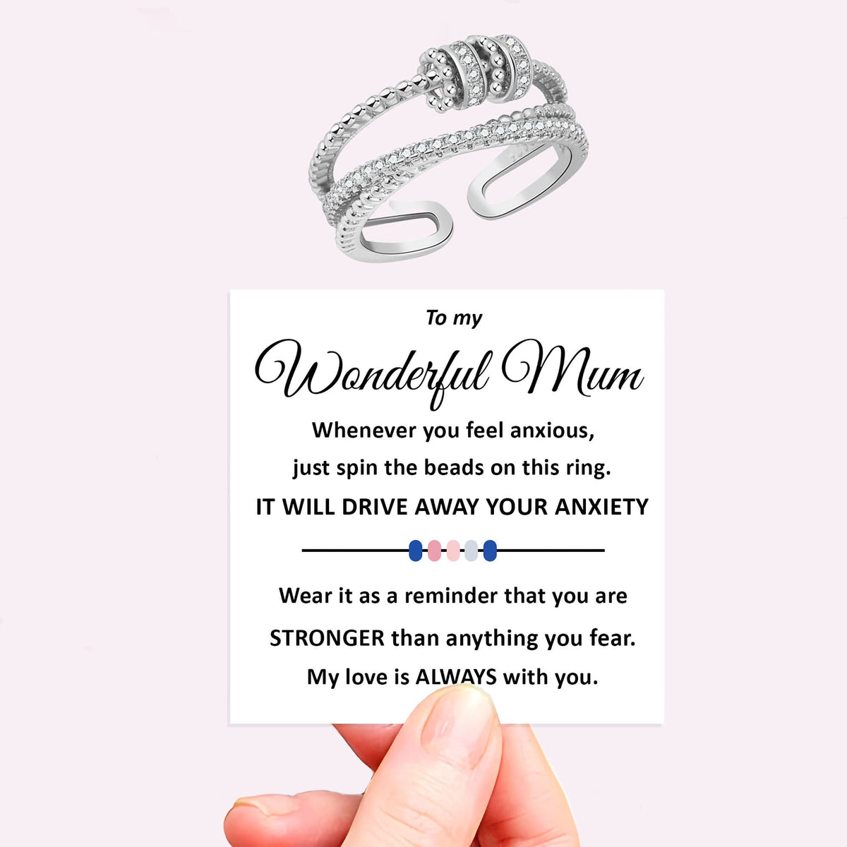 Altura™ Serenity Spinner Ring Set