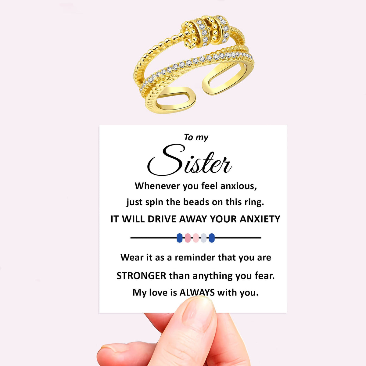 Altura™ Serenity Spinner Ring Set