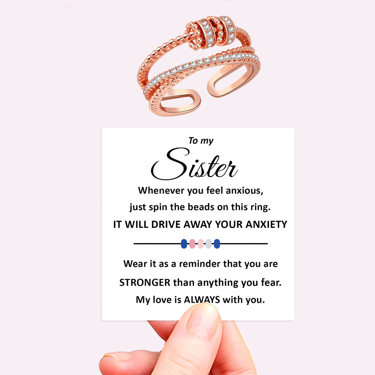 Altura™ Serenity Spinner Ring Set