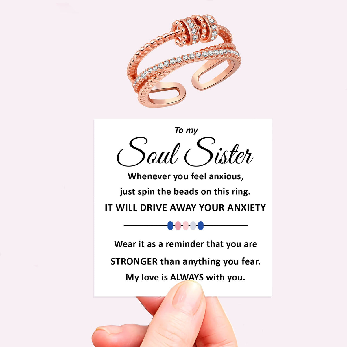Altura™ Serenity Spinner Ring Set