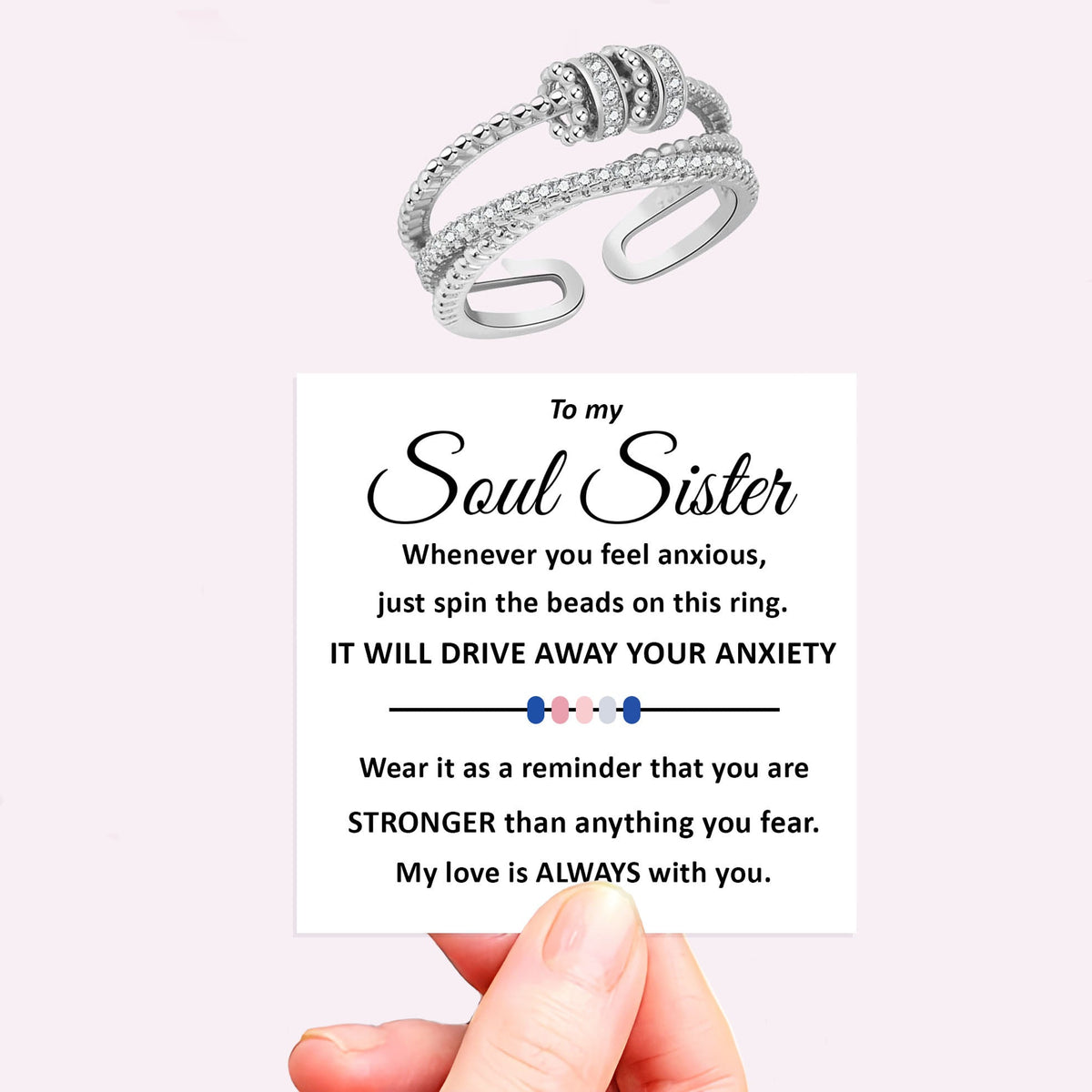 Altura™ Serenity Spinner Ring Set