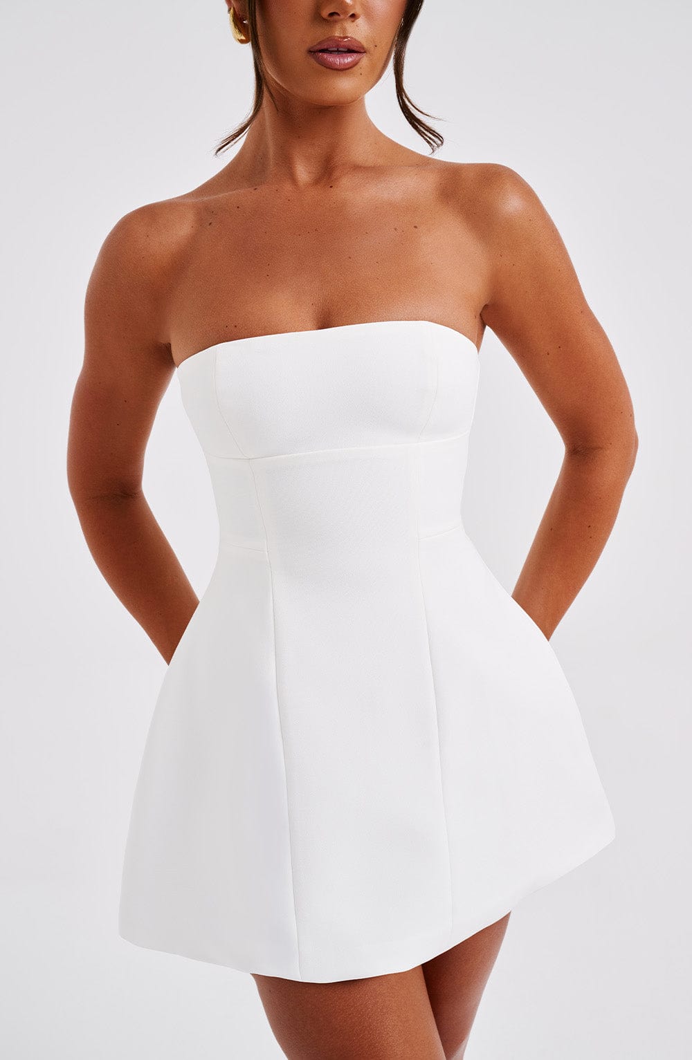 Elegant Ivory Mini Dress (60% OFF CLEARANCE SALE)