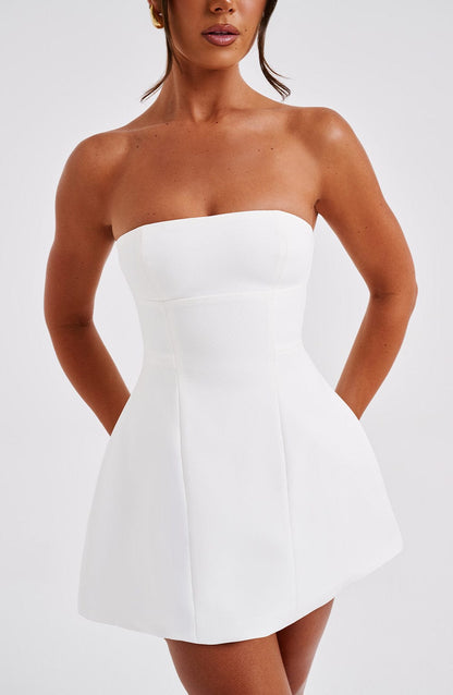 Elegant Ivory Mini Dress (60% OFF CLEARANCE SALE)