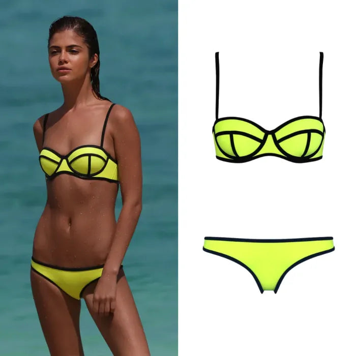 NEON PRINT BIKINI